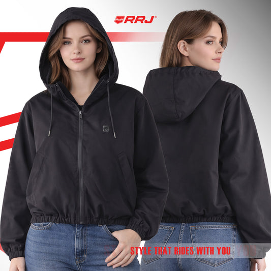 RRJ Ladies Basic Jacket Loose Fitting 204857 (Black)