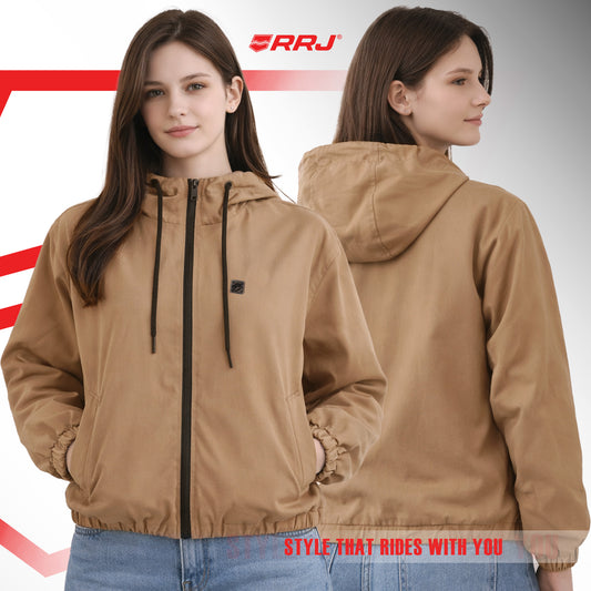 RRJ Ladies Basic Jacket Loose Fitting 204857 (Khaki)