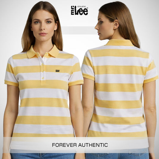 Stylistic Mr. Lee Ladies Basic Collared Shirt Regular Fit 112177 (Yellow)