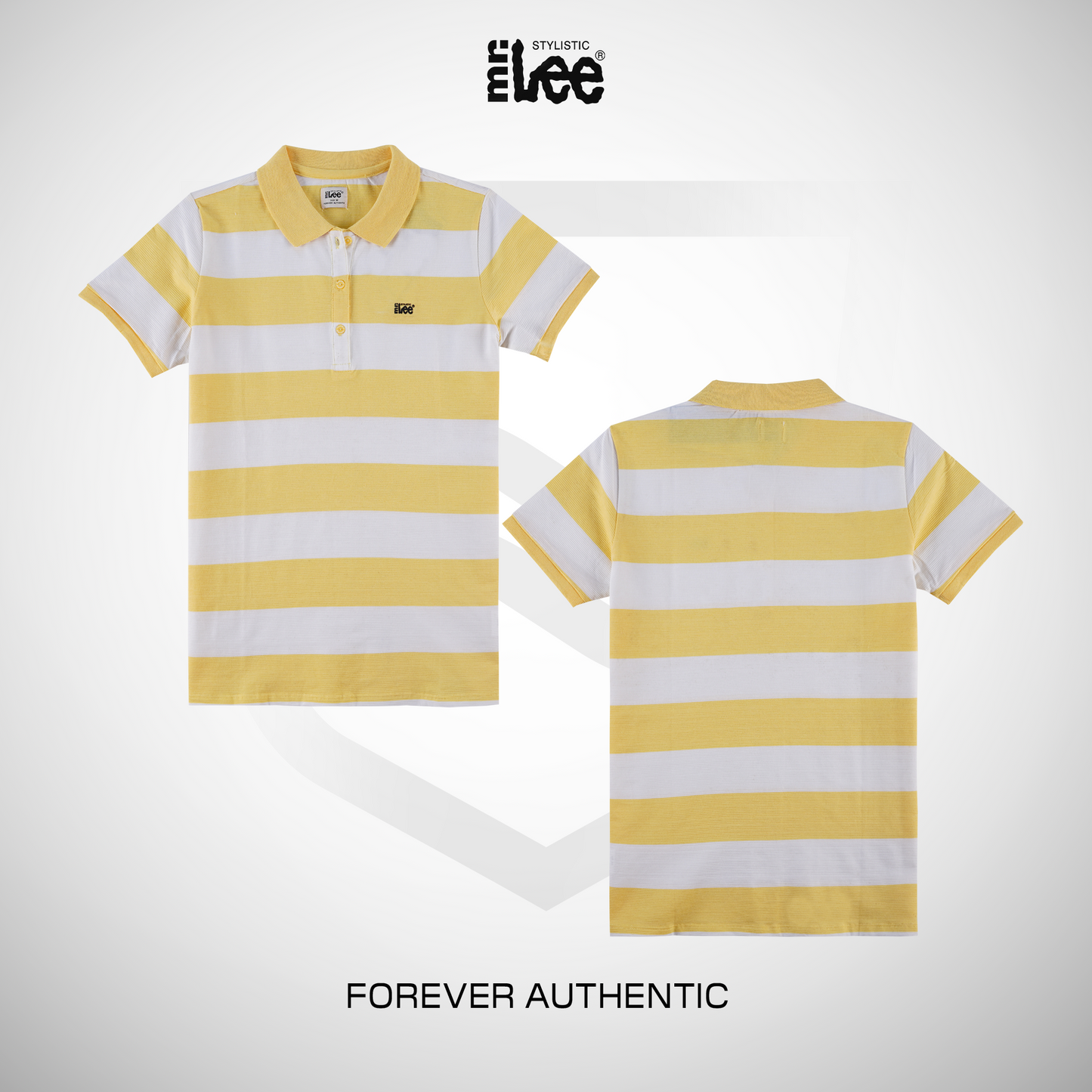 Stylistic Mr. Lee Ladies Basic Collared Shirt Regular Fit 112177 (Yellow)