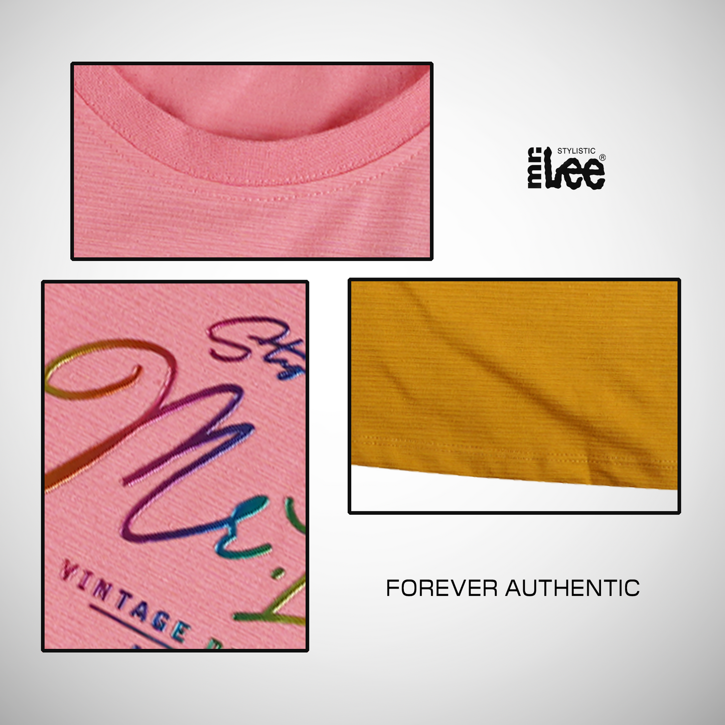 Stylistic Mr. Lee Ladies Basic Tees Regular Fit 134745 (Yellow)