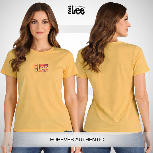 Stylistic Mr. Lee Ladies Basic Tees Regular Fit 182662-U (Yellow)