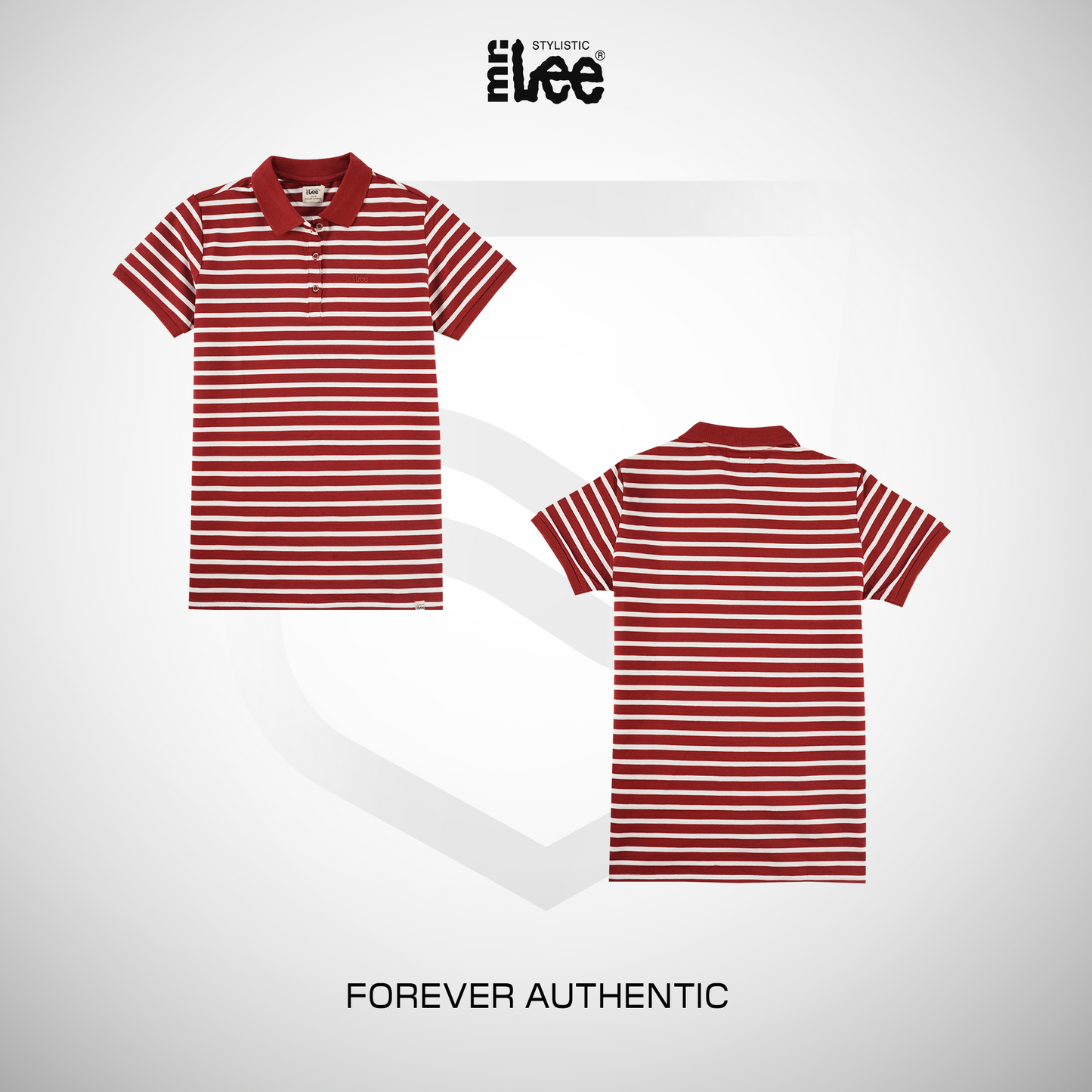 Stylistic Mr. Lee Ladies Basic Collared Shirt Regular Fit 112074 (Red)