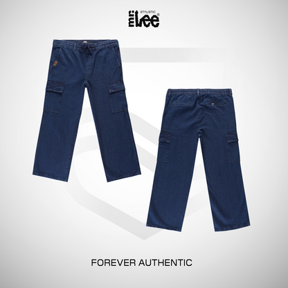 Stylistic Mr. Lee Ladies Basic Denim Pants Cargo Jeans 202258 (Dark Shade)