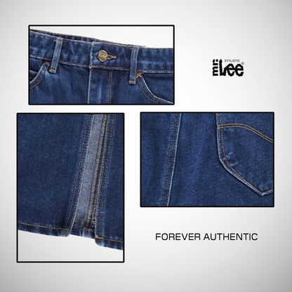 Stylistic Mr. Lee Ladies Basic Denim Skirt 195331 (Medium Shade)