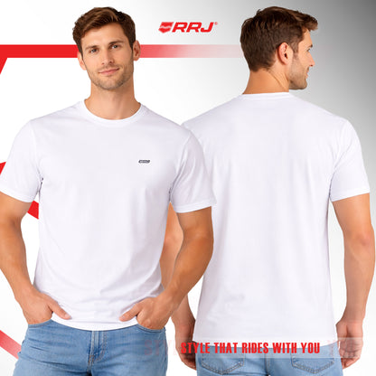 RRJ Men's Basic Tees Semibody Fitting 197556 (White)