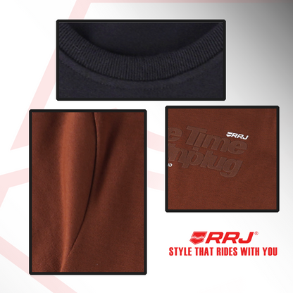 RRJ Men's Basic Tees Comfort Fitting 197606 (Brown)