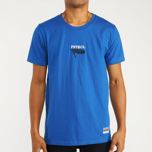 Petrol Basic Tees for Men Slim Fitting Shirt CVC Jersey Fabric Trendy fashion Casual Top True Blue T-shirt for Men 109988-U (True Blue)