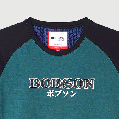 Bobson Japanese Men's Basic Basic Round Neck T shirt for Men Trendy Fashion High Quality Apparel Comfortable Casual Tees Comfort Fit 125872 (Teal)