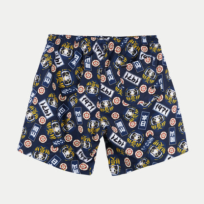 Bobson Japanese Men's Basic Non-Denim Swim short for Men Trendy Fashion High Quality Apparel Comfortable Casual short for Men 125786 (Navy)