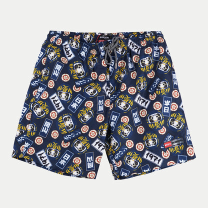 Bobson Japanese Men's Basic Non-Denim Swim short for Men Trendy Fashion High Quality Apparel Comfortable Casual short for Men 125786 (Navy)