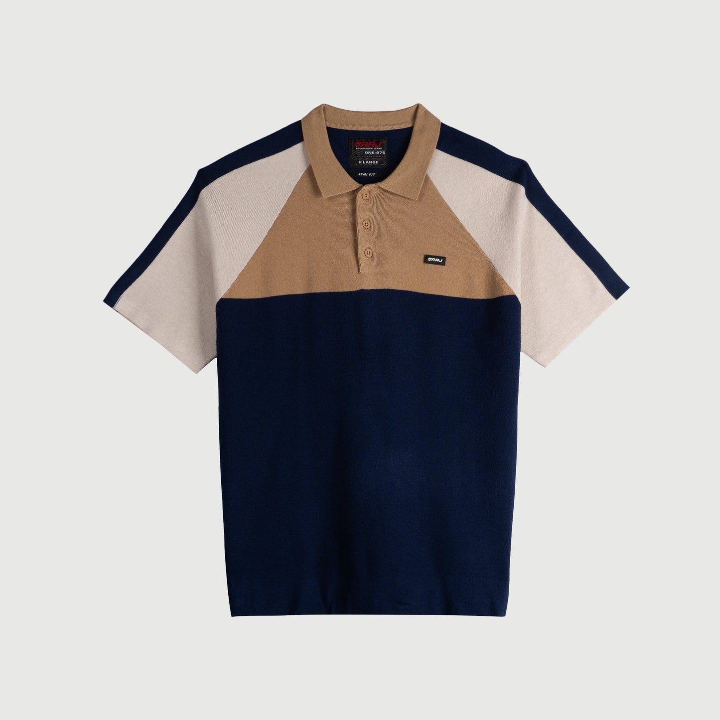 RRJ Basic Collared for Men Comfort Fitting Trendy fashion Casual Top Navy Blue Polo shirt for Men 131573 (Navy Blue)