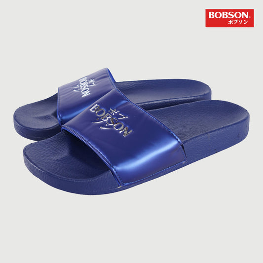 Bobson Japanese Men's Accessories Basic Footwear Slipper for Men Trendy Fashion High Quality Apparel Comfortable Casual Slip on for Men 92834 (Royal Blue)