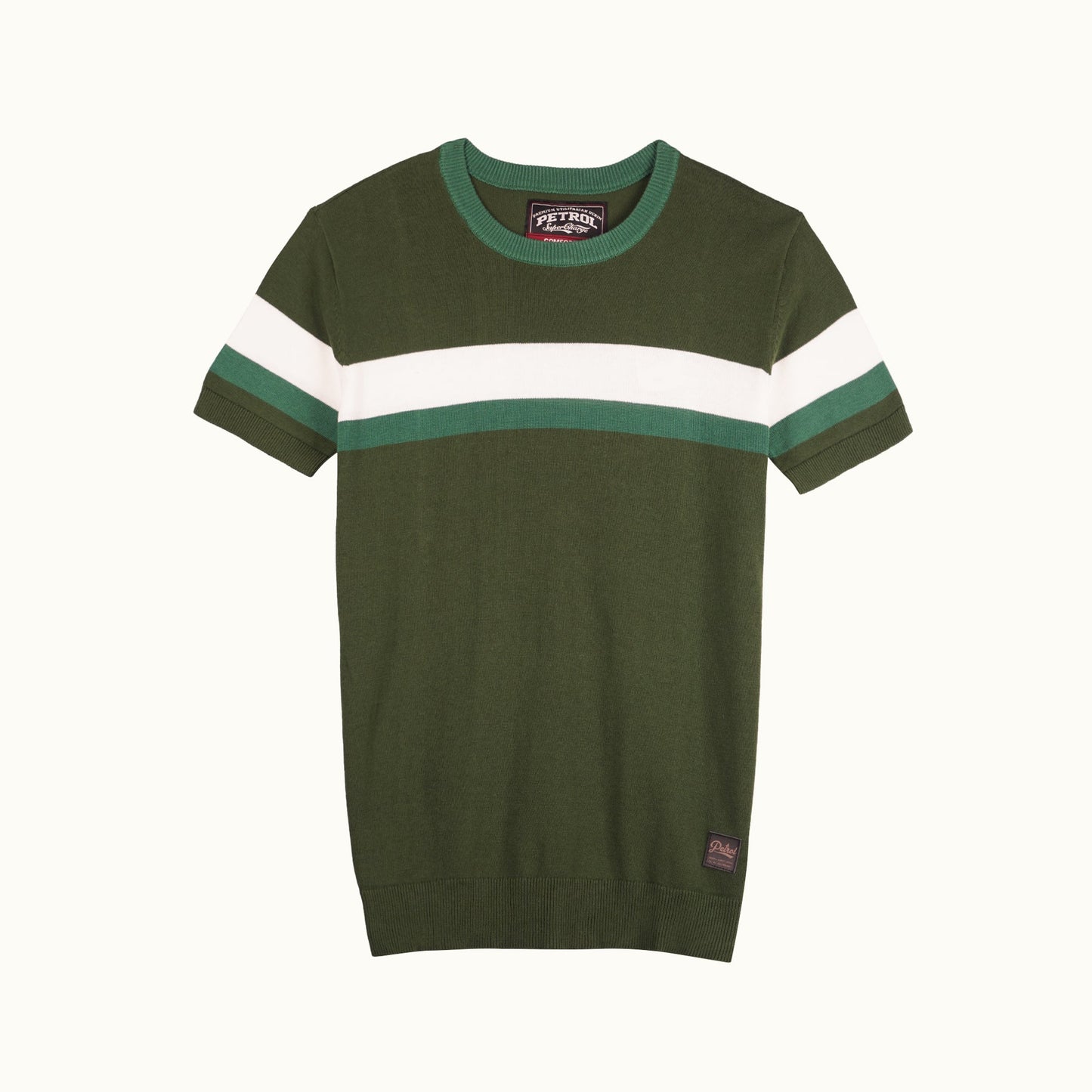 Petrol Basic Tees for Men Comfort Fitting Shirt Trendy fashion Casual Top Dark Green T-shirt for Men 140571 (Dark Green)