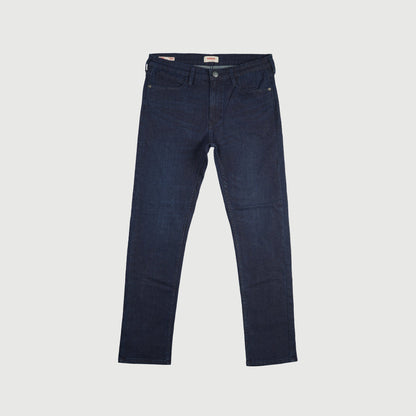 Bobson Japanese Men's Basic Denim Pants for Men Trendy Fashion High Quality Apparel Comfortable Casual Jeans for Men Super Skinny Mid Waist 150386-U (Dark Shade)
