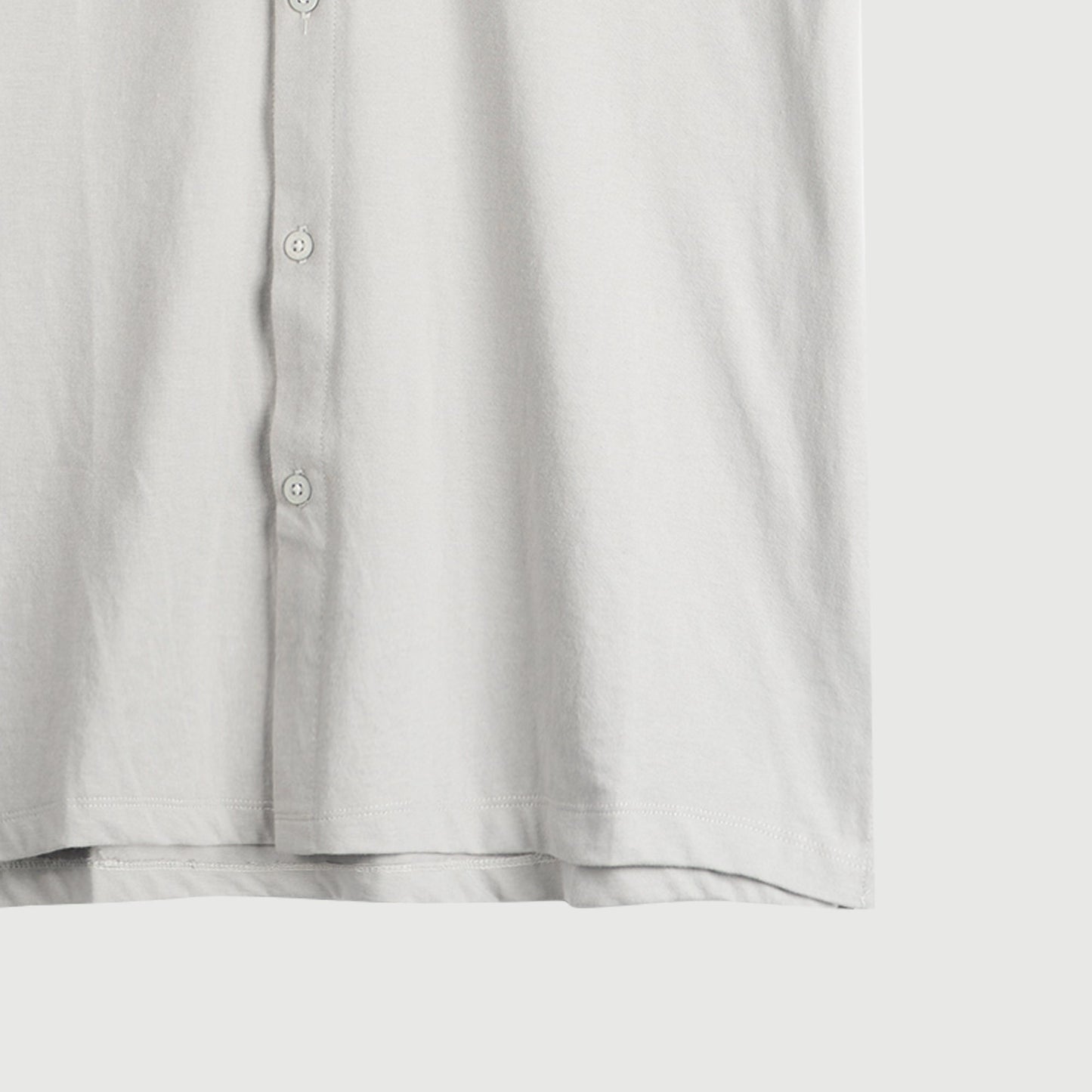 RRJ Men's Basic Woven Short sleeve Polo for Men Regular Fitting Trendy Fashion High Quality Apparel Comfortable Casual Polo for Men 146772 (Light Gray)