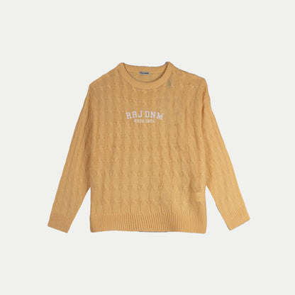 RRJ Basic Jacket for Ladies Regular Fitting  Long sleeve Sweatshirt Fabric Trendy fashion Casual Top Jacket for Ladies 140848 (Yellow)