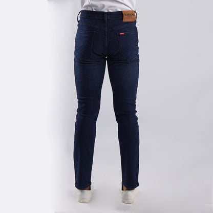 Bobson Japanese Men's Basic Denim Pants for Men Trendy Fashion High Quality Apparel Comfortable Casual Jeans for Men Super Skinny Mid Waist 149666-U (Dark Shade)