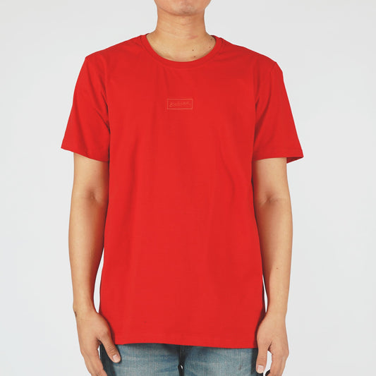 Bobson Japanese Men's Basic Tees Round Neck Top for Men Missed Lycra Fabric Trendy Fashion High Quality Apparel Comfortable Casual Top for Men Slim Fit 149021 (Barbados Cherry)