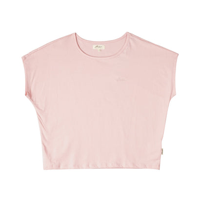 Petrol Ladies Basic Oversized Shirt CVC Jersey Fabric Trendy Fashion High Quality Apparel Comfortable Casual T-shirt For Women 150199 (Almond Blossom)