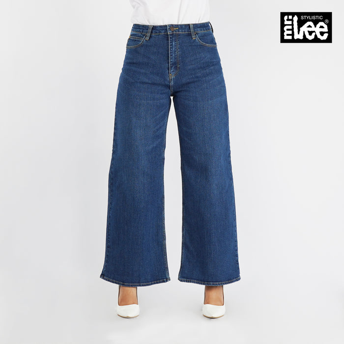 Stylistic Mr. Lee Ladies Basic Denim Pants for Women Trendy Fashion High Quality Apparel Comfortable Casual Jeans for Women Relaxed Fit 152514 (Medium Shade)
