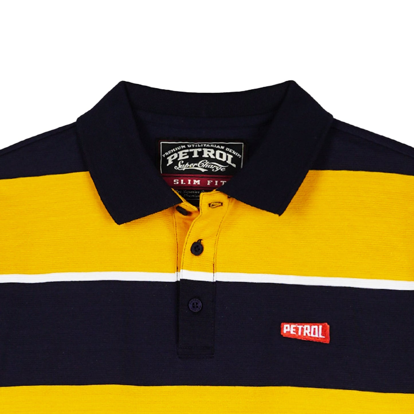Petrol Basic Collared for Men Slim Fit Trendy fashion Casual High Quality Apparel Comfortable Casual Polo for Men 41764 (Navy Blue)