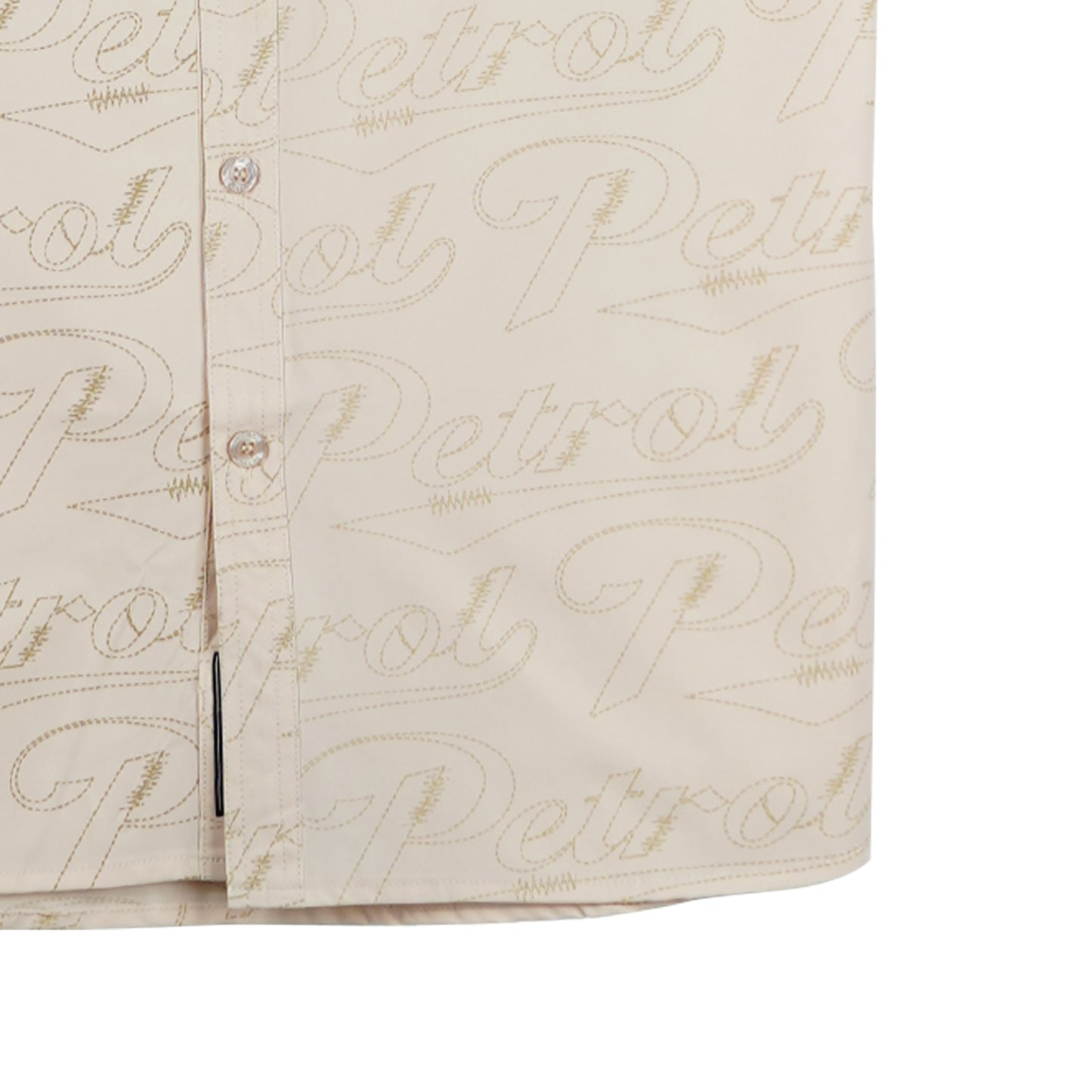 Petrol Basic Woven for Men Slim Fitting Shirt Trendy fashion Casual Top T-shirt for Men 136239 (Beige)