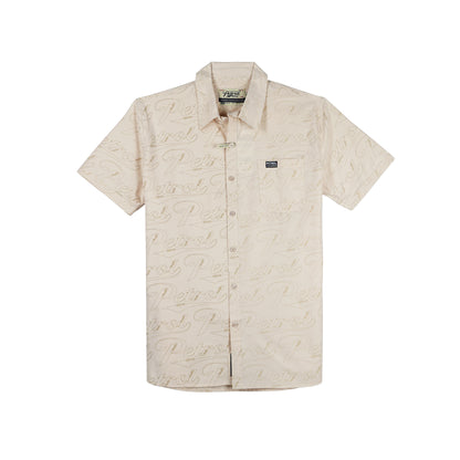 Petrol Basic Woven for Men Slim Fitting Shirt Trendy fashion Casual Top T-shirt for Men 136239 (Beige)