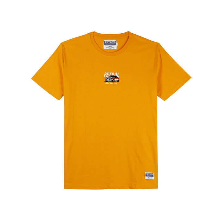 Petrol Basic Tees for Men Slim Fitting Shirt CVC Jersey Fabric Trendy fashion Casual Top Canary T-shirt for Men 149589-U (Canary)