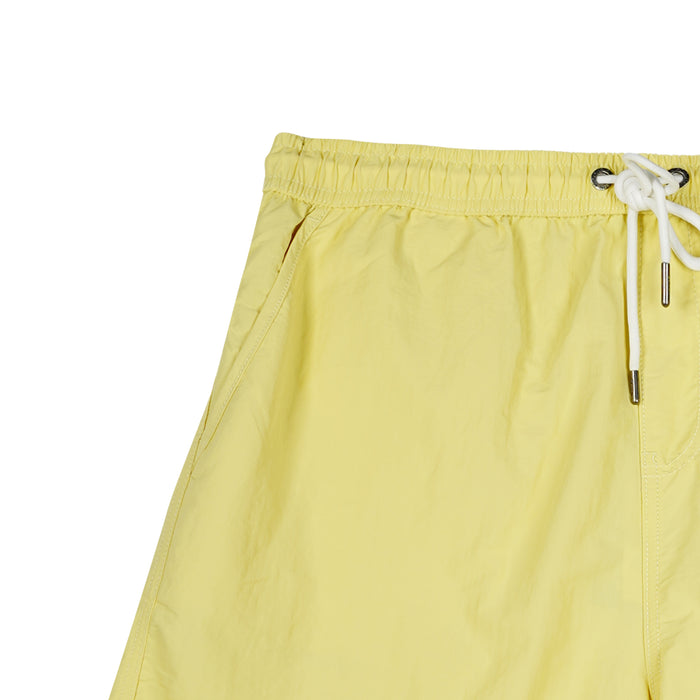 Stylistic Mr. Lee Men's Basic Non-Denim Jogger short for Men Trendy Fashion High Quality Apparel Comfortable Casual Short for Men Mid Waist 114866 (Light Yellow)