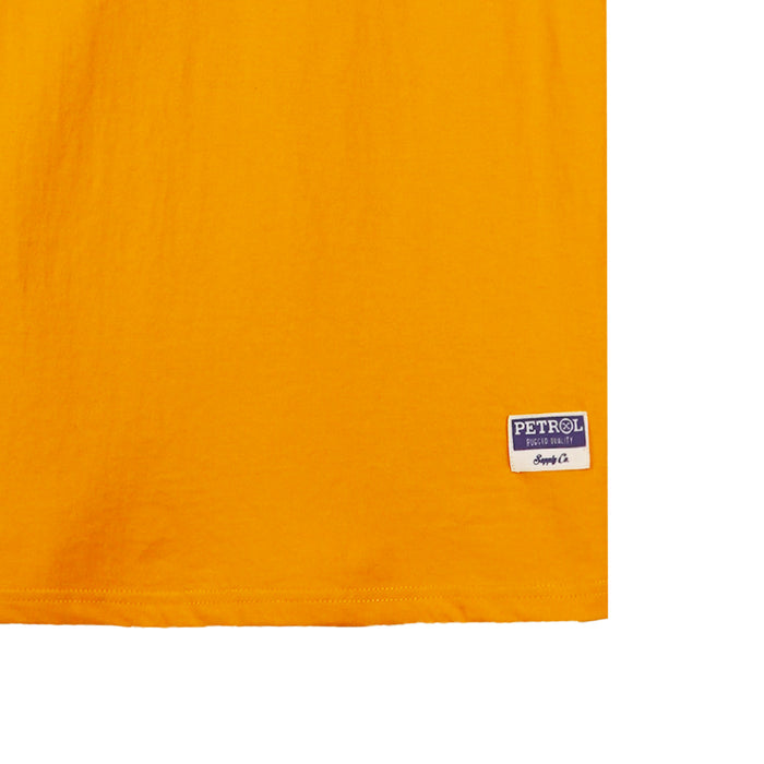 Petrol Basic Tees for Men Slim Fitting Shirt CVC Jersey Fabric Trendy fashion Casual Top Canary T-shirt for Men 141506-U (Canary)