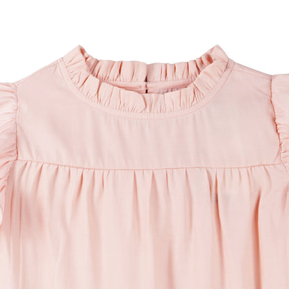 RRJ Basic Woven for Ladies Regular Fitting Shirt Trendy fashion Casual Top Pink Woven for Ladies 154272 (Pink)
