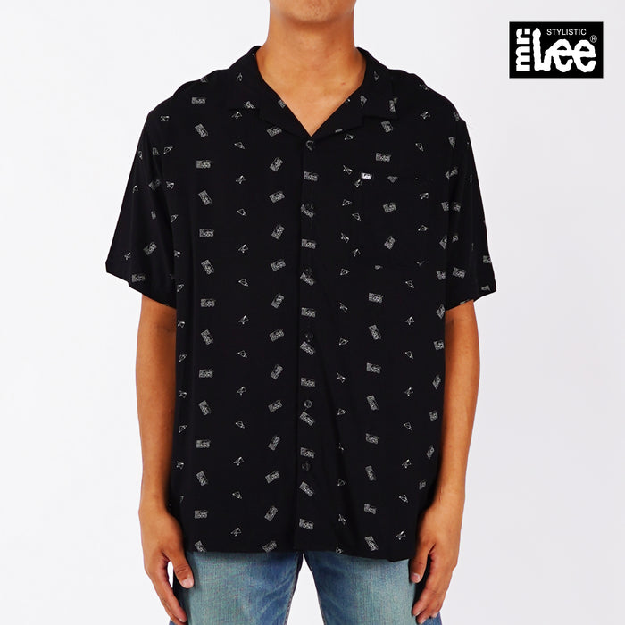Stylistic Mr. Lee Men's Basic Button Down Woven for Men Trendy Fashion High Quality Apparel Comfortable Casual Shirt for Men Comfort Fit 136587 (Black)