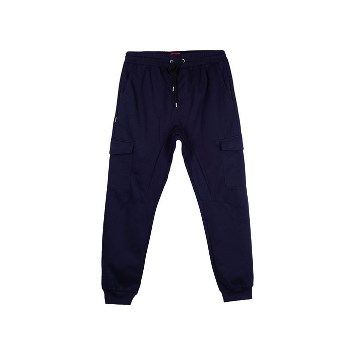 Petrol Basic Apparel Non-Denim Jogger Pants for Men Trendy Fashion With Pocket Regular Fitting Garment Wash Cotton Fabric Casual Jogger pants for Men 133104 (Navy Blue)
