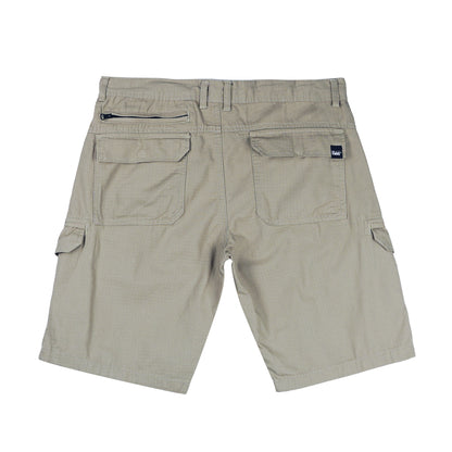 Stylistic Mr. Lee Men's Basic Non-Denim Cargo Short for Men Trendy Fashion High Quality Apparel Comfortable Casual short for Men Mid Waist 149762 (Light Gray)