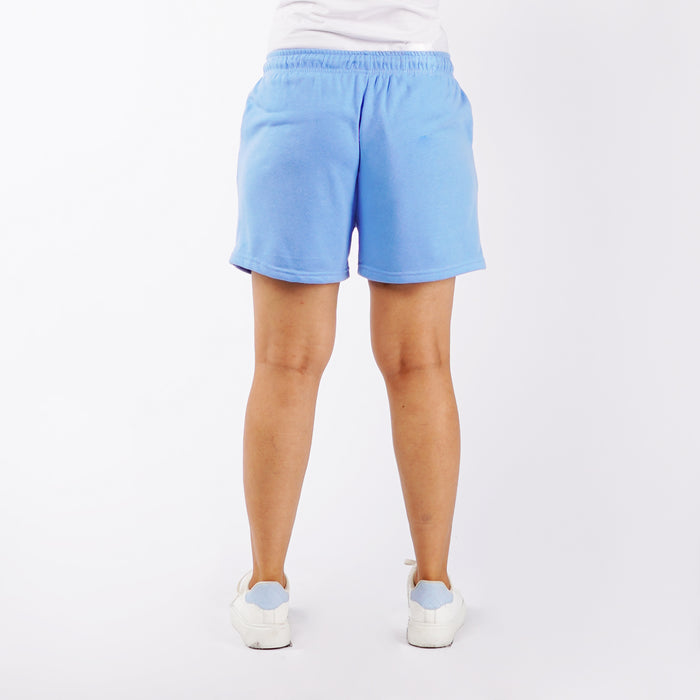 RRJ Ladies Basic Non-Denim Jogger short for Ladies Trendy Fashion High Quality Apparel Comfortable Casual Short for Ladies Mid Waist 125509 (Blue)