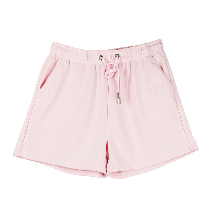 RRJ Ladies Basic Non-Denim Jogger short for Ladies Trendy Fashion High Quality Apparel Comfortable Casual Short for Ladies Mid Waist 125524 (Pink)