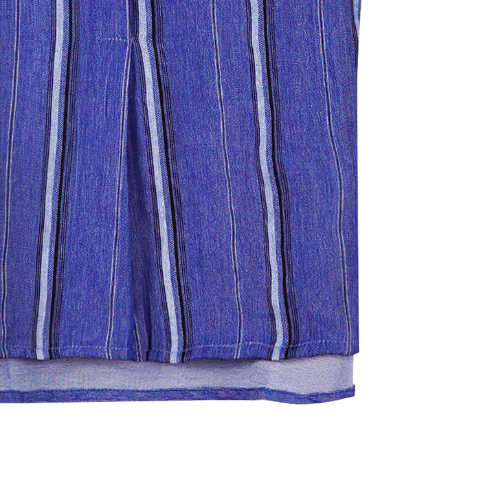RRJ Basic Woven for Ladies Regular Fitting Shirt Trendy fashion Casual Top Blue Shirt for Ladies 128377 (Blue)