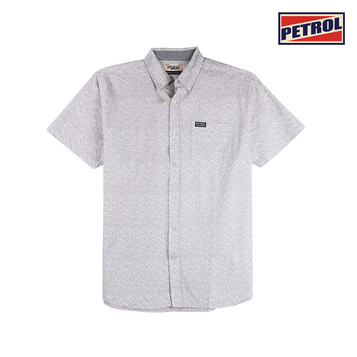 Petrol Basic Woven for Men Slim Fitting Shirt Trendy fashion Casual Top shirt for Men 154531 (Light Gray)