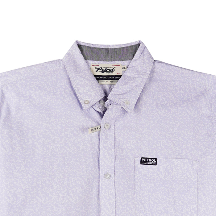 Petrol Basic Woven for Men Slim Fitting Shirt Trendy fashion Casual Top shirt for Men 154531 (Powder)