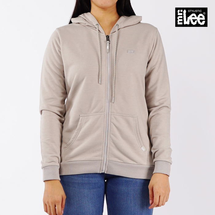 Stylistic Mr. Lee Ladies Basic Hoodie Jacket for Women Trendy Fashion High Quality Apparel Comfortable Casual Jacket for Women Regular Fit 137179 (Gray)