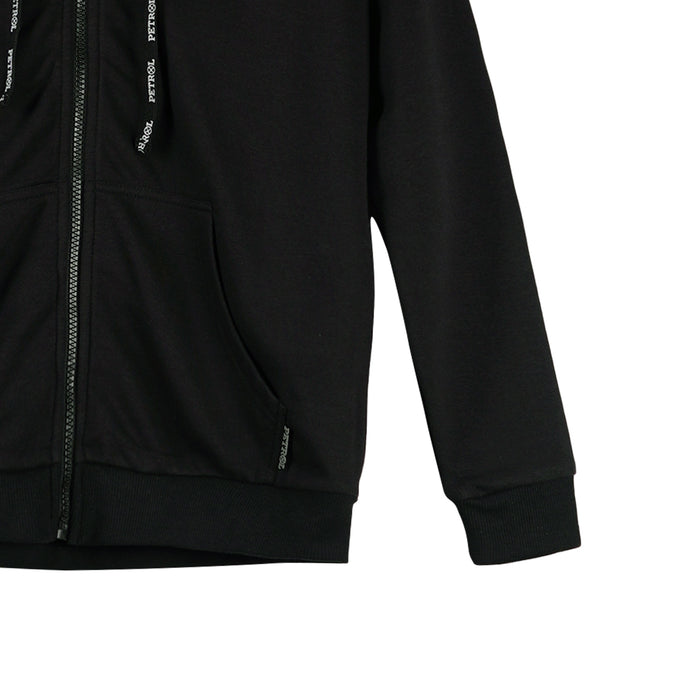 Petrol Basic Jacket for Ladies Regular Fitting Trendy fashion Casual Top Black Jacket for Ladies 137370 (Black)