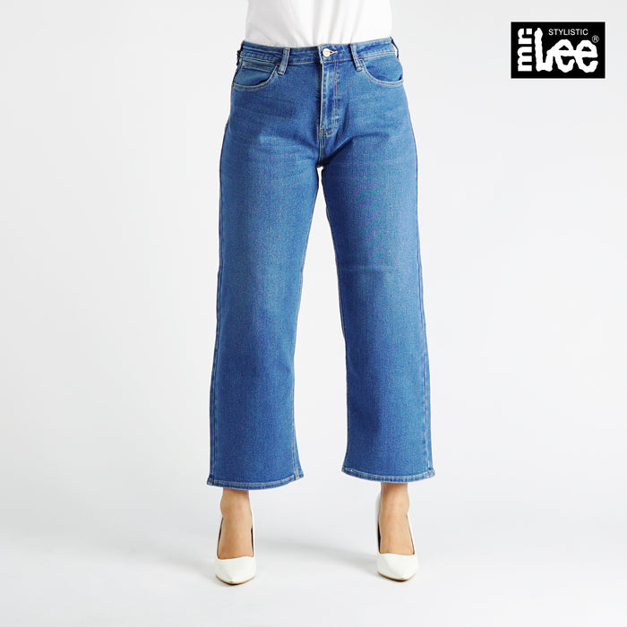 Stylistic Mr. Lee Ladies Basic Denim Baggy Jeans for Women Trendy Fashion High Quality Apparel Comfortable Casual Pants for Women 152194 (Light Shade)