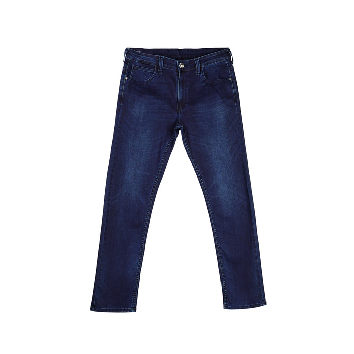 Stylistic Mr. Lee Men's Basic Denim Pants for Men Trendy Fashion High Quality Apparel Comfortable Casual Jeans for Men Super skinny Mid Waist 153941 (Dark Shade)
