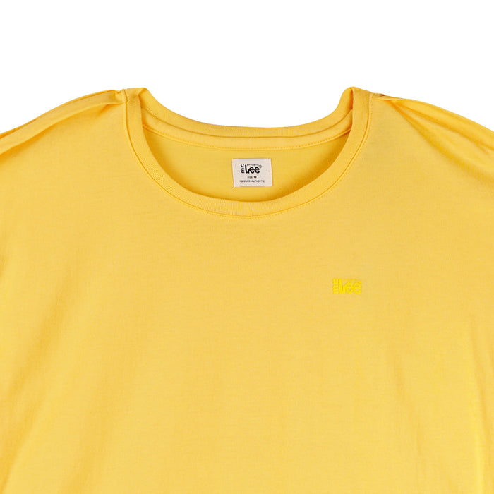 Stylistic Mr. Lee Ladies Basic Tees for Women Trendy Fashion High Quality Apparel Comfortable Casual Tops for Women Boxy Fit 144288-U (Yellow)