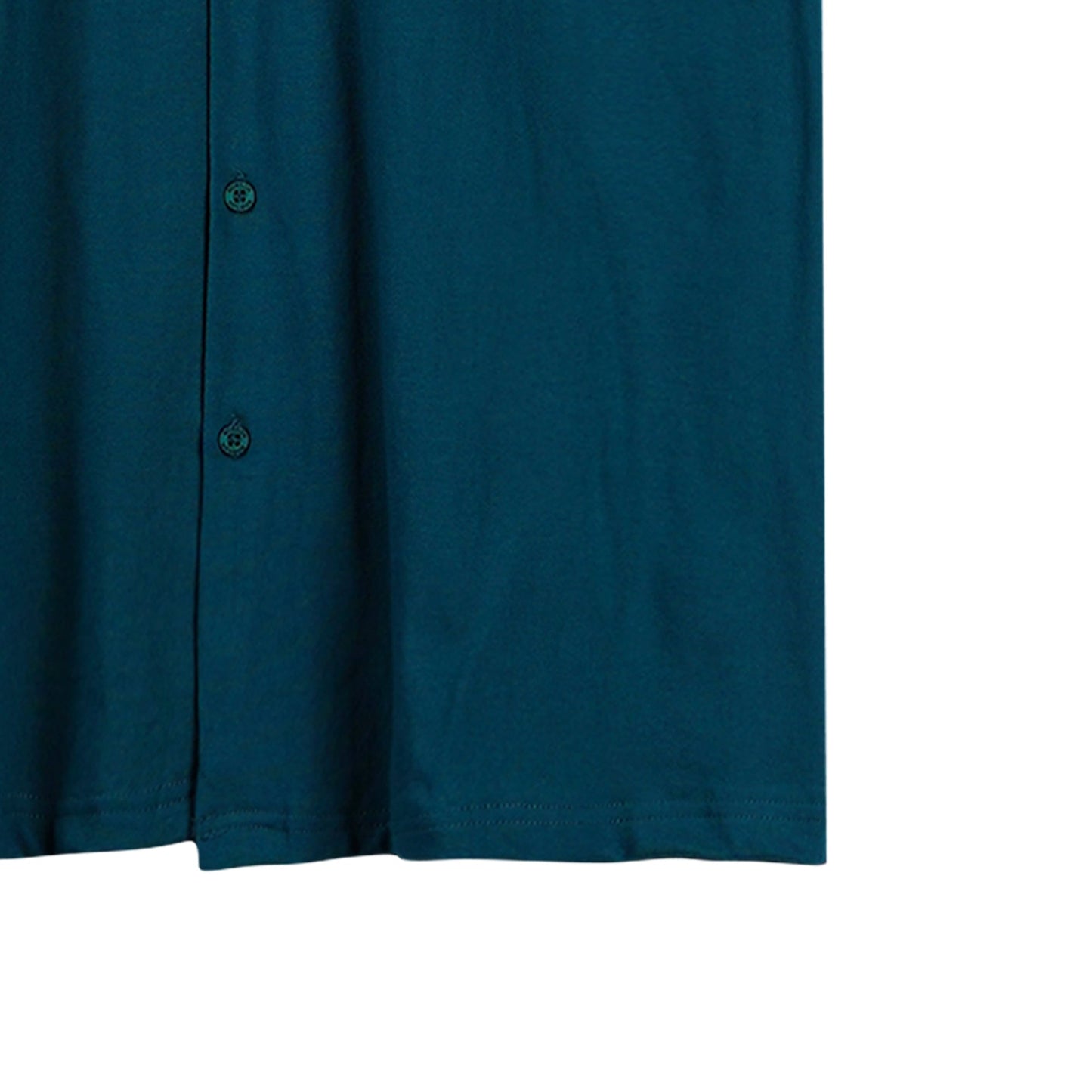Bobson Japanese Men's Basic Woven Button Down Short Sleeve Shirt for Men Trendy Fashion High Quality Apparel Comfortable Casual Top for Men Regular Fit 141945 (Teal)