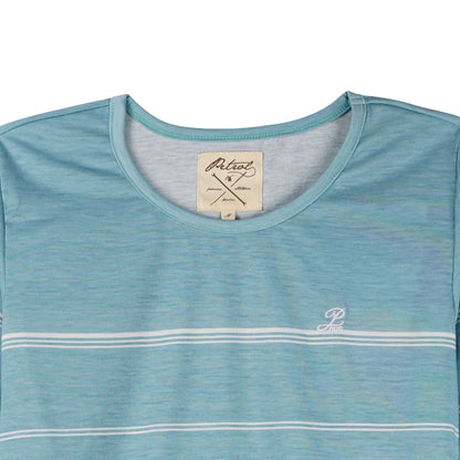 Petrol Basic Tees for Ladies Regular Fitting Shirt Trendy fashion Casual Top for Ladies 115402 (Blue Mist)