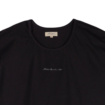 Petrol Basic Tees for Ladies Boxy Fitting Shirt Trendy fashion Casual Top for Ladies 153260-U (Black)