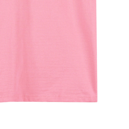 RRJ Basic Collared for Men Semi Body Fit Missed Lycra Fabric Trendy fashion Casual Top Pink Polo shirt for Men 114482 (Pink)