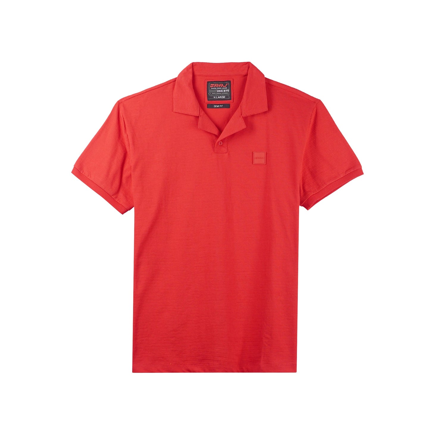 RRJ Basic Collared for Men Semi Body Fitting Polo shirt for Men 147956 (Red)